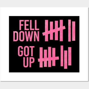 Feel down get up Posters and Art